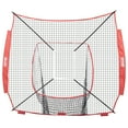 thumbnail image 6 of VEVOR 7x7 ft Baseball Softball Practice Net, Portable Baseball Training Net for Hitting Batting Catching Pitching, Backstop Baseball Equipment Training Aids with Strike Zone (Without framework), 6 of 9
