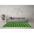 thumbnail image 3 of Ahgly Company Indoor Rectangle Abstract Green Modern Area Rugs, 7' x 10', 3 of 4