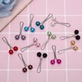 thumbnail image 3 of 12 Piezas Broche para Mujer Joyería Bufanda de Seda Hebilla Clip para el Cuello Perla Clip para Bufanda de Seda Pin pequeño Femenino (10 Colores Color Aleatorio) ER, 3 of 5