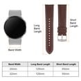 thumbnail image 2 of Correa de reloj de cuero Uxcell de 22 mm con liberación rápida, correas de reloj de cuero genuino para hombres y mujeres, marrón oscuro, 2 of 6