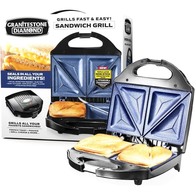 Granitestone Sandwich Maker, Toaster yamp; Electric Panini G GRANITESTONE GRANITESTONE