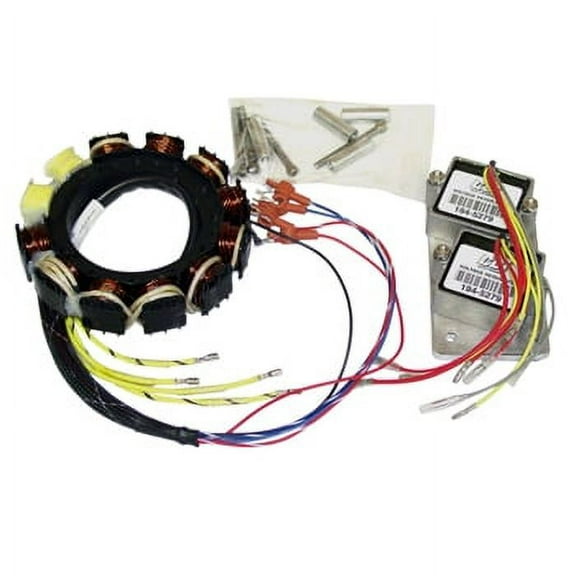 Stator Kit w/ Dual Regulators Mercury 135-225 2.5L 40 Amp Kit Pro #: 9610A18 X-Ref #: 398-9610A5 9610A18, 9610A5