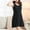 Black, variant on ZZwxWA Nightgown for Women Viscose from Bamboo Tank Sleepwear Sleeveless V Neck Shirts Pajamas M-XL