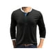 thumbnail image 1 of Sunloudy - Camisetas informales para hombre, cuello redondo, manga larga, cuello redondo, cierre de botones, escote Sunloudy S M L XL XXL, 1 of 5