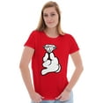 thumbnail image 4 of Diamond Mickey Ring Princess Jewel Womens Slim Fit Graphic Tee Brisco Brands S, 4 of 5