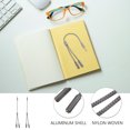 thumbnail image 3 of WEUVEB 2Ud Cable Adaptador De Audio Nylon Con Doble Conector 3.5mm Para Computadora, 3 of 8