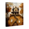 thumbnail image 2 of Cozy Halloween House Canvas Art, 36 x 48, Made In USA, 2 of 6
