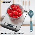 thumbnail image 1 of 5/10kg Kitchen Scale With LCD Display Digital Food Scale Weight Grams and Oz for Weight Loss Cooking Baking High Precise Scales Gao Jinjia LED, 1 of 2