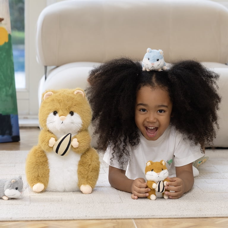 Morismos Hamster Plush Toy Family Set With 4 Babies photo 4
