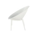 thumbnail image 6 of Kaia Modern Outdoor Patio Accent Chairs, Minimalist Design, White, Set of 2, 6 of 7