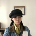 thumbnail image 4 of tredstone French Wool Cap Stay Stylish And Comfortable In Winter Soft And Comfortable Polyester Female Beret Coffee, 4 of 6