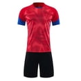 thumbnail image 2 of Kids Soccer Jersey Kit for Boys & Girls- Breathable & Quick-Dry - Youth Soccer Football Training Gifts (3Y-15Y) Red, 2 of 5