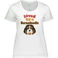 thumbnail image 3 of Inktastic Bernedoodle Dog Lover Women's Plus Size T-Shirt, 3 of 5