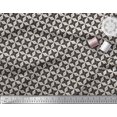 thumbnail image 3 of Soimoi Satin Silk Fabric Dot & Floral Small Decor Fabric Printed Yard 42 Inch Wide, 3 of 3