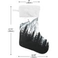 thumbnail image 2 of Coolnut Mountain and Forest Christmas Stockings 2PCS,Big Xmas Stockings Gift Decorations and Party Supplies,Used for Fireplace Decoration Socks Christmas Tree Decoration, 2 of 7