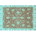 thumbnail image 1 of Ahgly Company Indoor Rectangle Oriental Light Blue Traditional Area Rugs, 6' x 9', 1 of 4