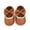 Brown, variant on Toddler Girls Bowknot Princess Wedding Party Dress Shoes Rubber Sole Crib Shoes For First Walking Baby Rain Boots With Handlesâ 0-6 Months
