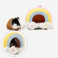 thumbnail image 4 of Pet House Hammock Small Warm Bed Winter Swing Toy for Hamster Chinchilla Squirrel Sleeping Playing, 4 of 9