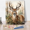 thumbnail image 1 of Forest Deer, Simple Number Paint Set, Home Decor, Forest Deer Number Paint Set Gift (40x50 cm), Unframed.,Artwork-08, 1 of 4