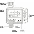 thumbnail image 5 of Temporizador de agua, controlador de riego al aire libre, aspersor automático, temporizador electrónico de manguera, múltiples programas para jardín, invernadero, plantas vegetales, tierras de césped, 5 of 5