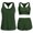 Army Green, variant on Women's Swimsuits Solid Color Crew Neck Plus Size Adaptable 3 Pieces Bathing Suits Swimming Suits Bikinis Chest Support with High Cut Swim Dress