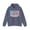 Heather Navy, variant on American flag w/ majestic bald eagle Heavy Blend Hooded Sweatshirt