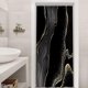 thumbnail image 2 of Cortina de ducha de mármol negro, cortina de ducha con efecto dorado y gris, cortina de baño pequeña antimoho, cortina de baño de tela de poliéster lavable e impermeable, 2 of 5