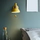 thumbnail image 1 of Lámpara de pared de lámpara de cama de hierro - Luz LED para dormitorio y salón - 16x15x15 cm - Amarillo, Rosa, Verde, Blanco - Iluminación decorativa de bajo consumo energético, 1 of 7
