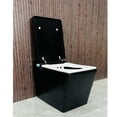 Smart Toilet Sleek Square Design, Builtin Tank, Remote Control