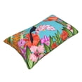 thumbnail image 3 of Kll Tropical Jungle Flamingo Pillow Covers Envelope Closure,Super Soft And Cozy Fuzzy Fleece Pillow Case Cover 16"X24", 3 of 9