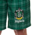 thumbnail image 3 of Harry Potter Pajamas Mens' Hogwarts Houses Crest Plaid Lounge Sleep Shorts - Gryffindor Hufflepuff Ravenclaw Slytherin, 3 of 5