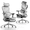 Grey, variant on OTO Zenpex Ergonomic Mesh Office Chair, 1.96" Adjustable Seat Depth, Dynamic Lumbar Support, Extensible Footrest, Up to 300 lbs, 135° Recline Backrest for Home, Gaming & Executive Office