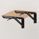 thumbnail image 4 of Soporte Triangular De Acero Inoxidable Engrosado Soporte De Estante De Pared Plegable Soporte De Marco Para Almacenamiento De Pared Del Hogar Diy 16" Sweethay TO003137-00, 4 of 6