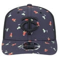 thumbnail image 2 of Men's New Era Black Minnesota Twins Adventure Drinks Pattern 9SEVENTY Stretch-Snap Hat, 2 of 6