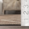 thumbnail image 6 of nuLOOM Cynna SpinClean Tribal Easy-Jute Machine Washable Area Rug, 5' x 8', Cynna Brown, 6 of 11