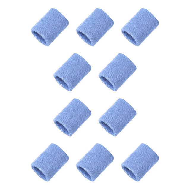 Soidarity Muñequera deportiva Muñequera absorbente de sudor Muñequera elástica unisex para niños adultos, azul lago claro Type1 NO1