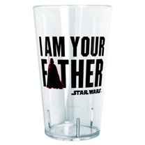 Star Wars Father's Day Vader is Your Father  Tritan Drinking Cup Clear 24 oz.