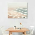 thumbnail image 2 of Orinice  Set of 3 Neutral Beach Print Canvas Wall Art Boho Decor Posters Ocean Landscape Prints Painting Natural Landscape Aesthetics Wall Decor For Living Room Bedroom   16x12in, 2 of 6