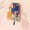 Blue, variant on Glow-in-the-Dark 3D Yellow Crane Tower Metal Fridge Magnet - Luminous Chinese Lantern Landmark Souvenir for Travel Collectors, Cultural Home & Kitchen Décor Gift (70mm)