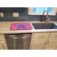 thumbnail image 3 of Butterfly on Pink Dish Drying Mat, 3 of 7