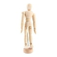 thumbnail image 2 of Rdeghly Modèle de Mannequin Humain en Bois de 4,5 Pouces avec Support pour Exposition de Table, 2 of 8