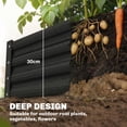 thumbnail image 4 of Outsunny 6x3x1ft Galvanized Raised Garden Bed, Open Bottom, Black, 4 of 10