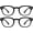Black, 1.5x, variant on grinderPUNCH Classic Reading Glasses for Women and Men Stylish Lightweight Readers Round Readers for Women and Men - 2 Pack Black 1x