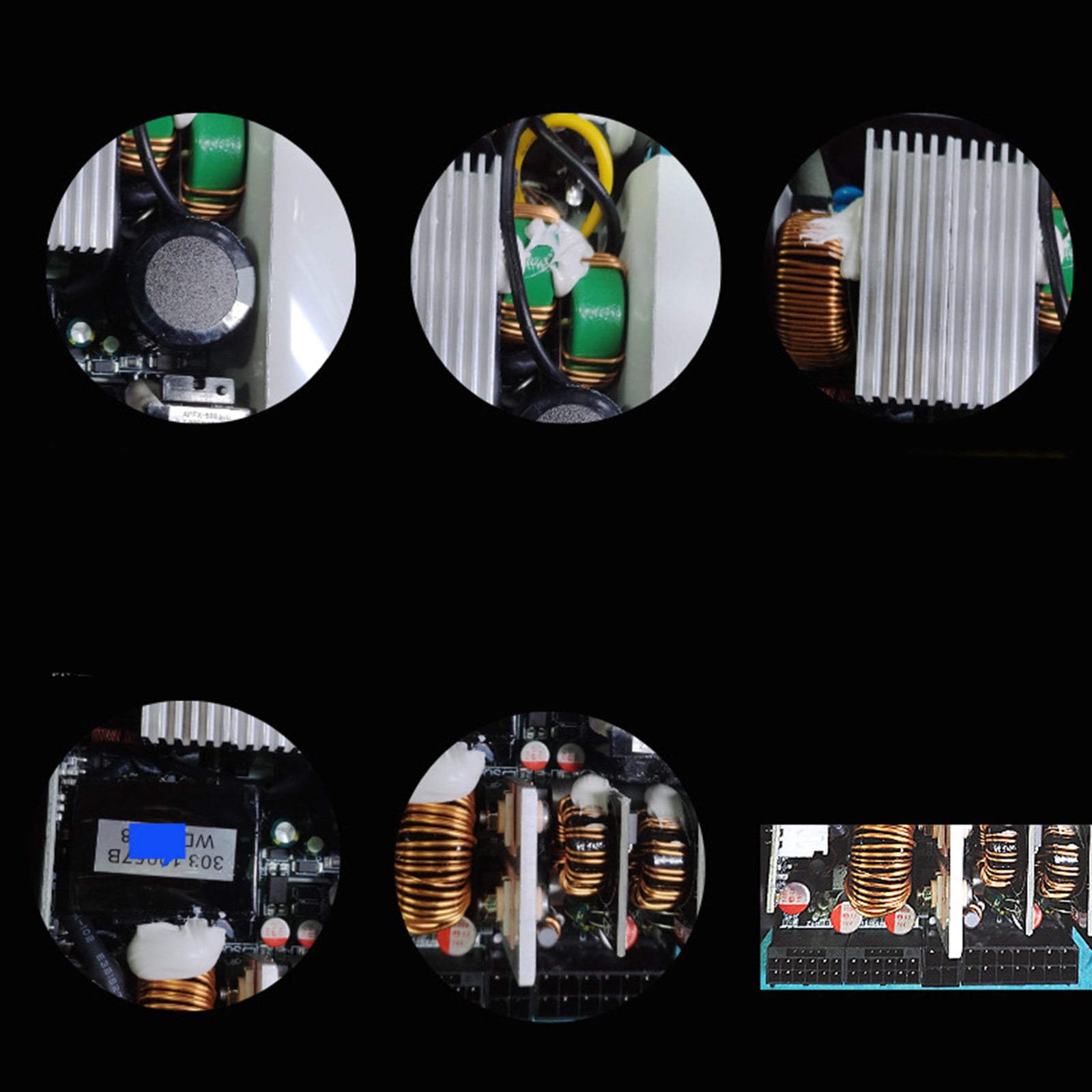 Space Saving 700W Fully Power Supply Unit Computer Supplies for Gaming Server Desktop Power Supply Graphics Accessories