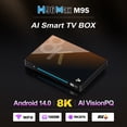 thumbnail image 3 of Smart TV Box Android 14.0 6 BT 5.4 Octa-Core 4/8GB RAM 32/128GB ROM 8K, 3 of 9