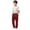 QRZ1-Red, variant on Eiyaclvo Boys Baggy Cargo Sweatpants Straight Leg Joggers Elastic Waisted Cinch Bottom Chino Trouser Sweat Pants with Pockets Size 4-13 Years