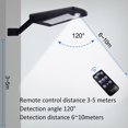 thumbnail image 2 of koolsoo Security Solar Street Wall Light PIR Motion Outdoor IP65 Lamp Remote Control, 2 of 9