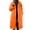 Orange, variant on AOMPMSDX Women's Coats Womens Winter Warm Lapel Fuzzy Coat Jacket Overcoat Spliced Mid Length Coat Suit Collar XXL AG