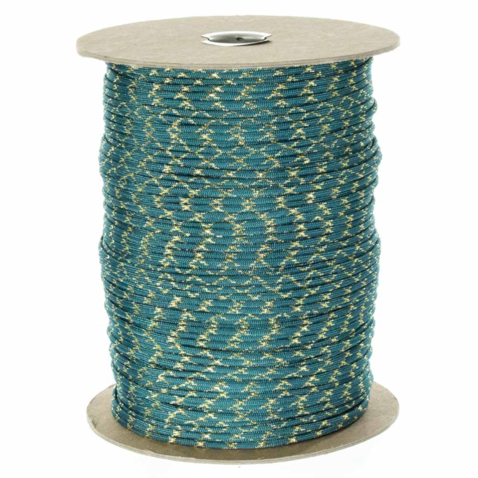 Green Blue 50 Lengths of 10 and 100 Available in Red Gold and Silver Add Some Shine to Your Next Paracord Project 25 PARACORD PLANET Metallic 550 Paracord with Sparkle Tracers