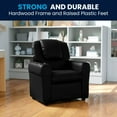 thumbnail image 3 of Flash Furniture Vana Contemporary Black LeatherSoft Kids Recliner with Cup Holder and Headrest, 3 of 14